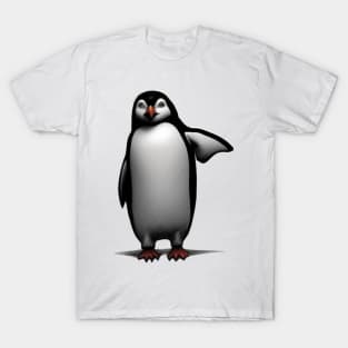 Cute penguin waving T-Shirt